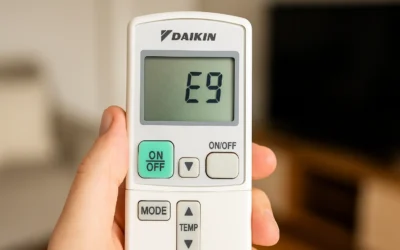 Error E9 Daikin: qué significa y cómo arreglarlo