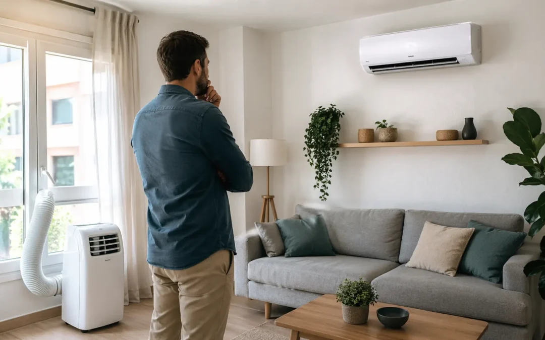 Aire acondicionado portátil o split: qué comprar este verano