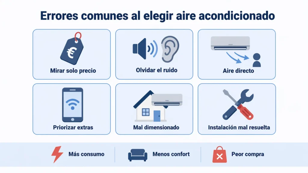 errores comunes eleccion aa